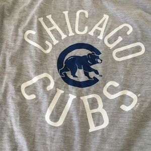 NWT GREY LONG SLEEVE CUBS SHIRT
